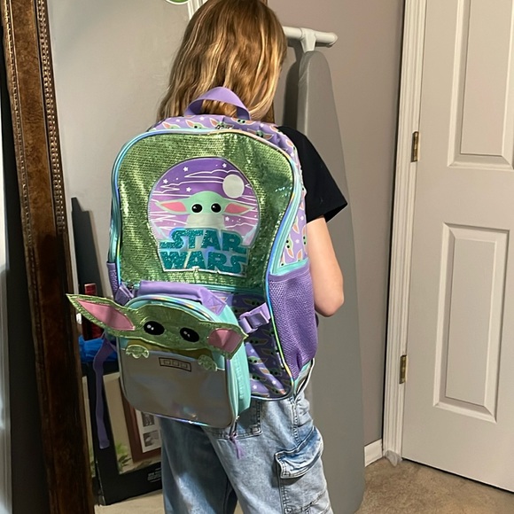 Star Wars Baby Grogu Backpack and Lunchbox - Picture 3 of 11